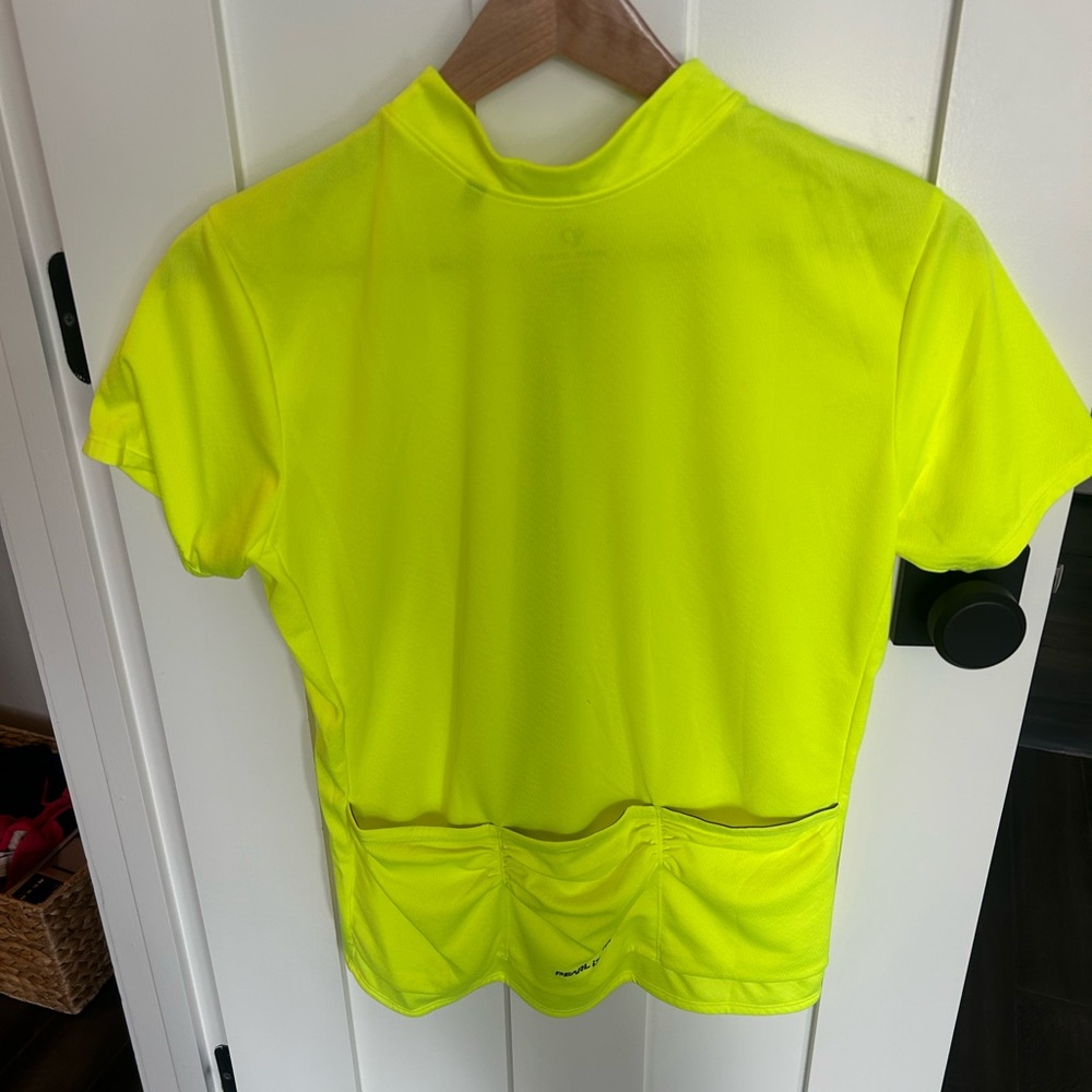 Women's Neon Yellow Cycling Top